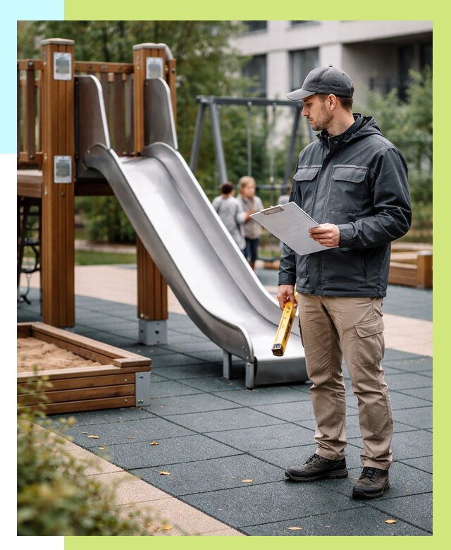 Сертификация детских площадок в Чистополе от 25598 р. | Алешин-Чст