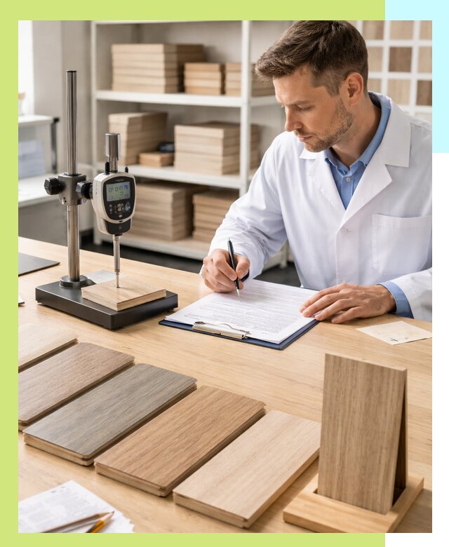 Сертификация ламината с испытаниями и оформлением документов в Чистополе