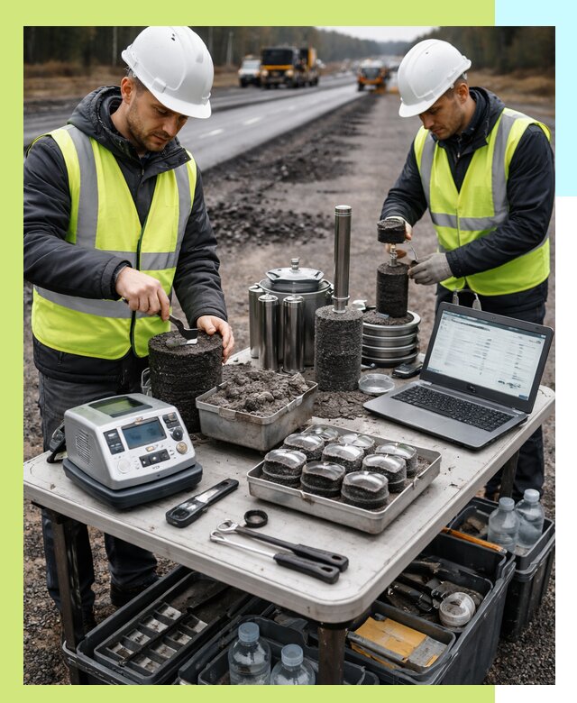 Сертификация асфальта: испытания и подтверждение в Чистополе