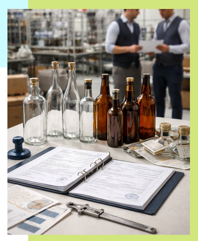 Сертификация стеклянных бутылок в Чистополе от 25598 р. | Алешин-Чст