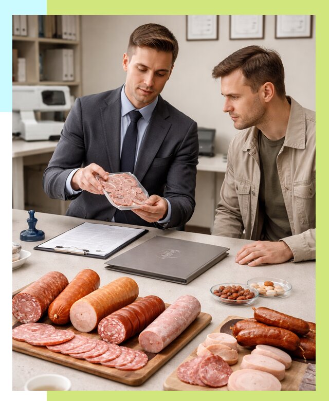 Сертификация колбасных изделий в Чистополе от 7679 р. | Алешин-Чст