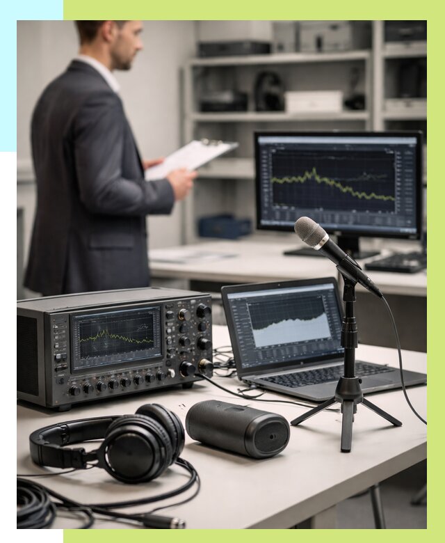 Сертификация аудиотехники в Чистополе от 15359 р., Алешин-Чст