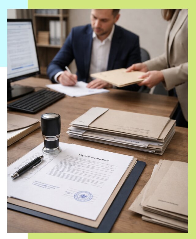 Отказное письмо для таможни в Чистополе от 3072 р, Алешин-Чст