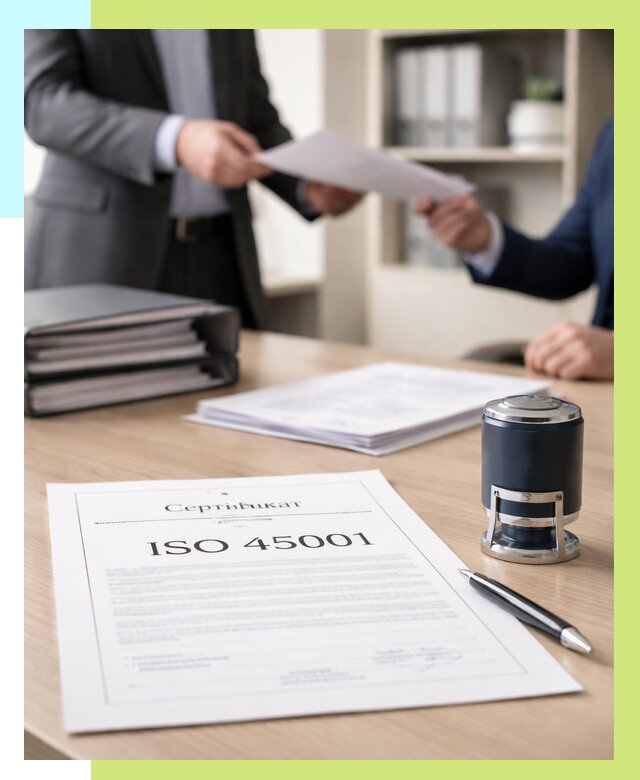 Сертификат ISO 45001 в Чистополе под ключ от 46076 р. | Алешин-Чст