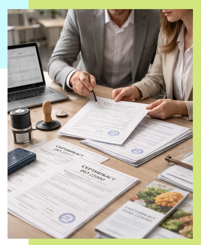 Сертификат ISO 22000 в Чистополе от 40956 р. под ключ | Алешин-Чст