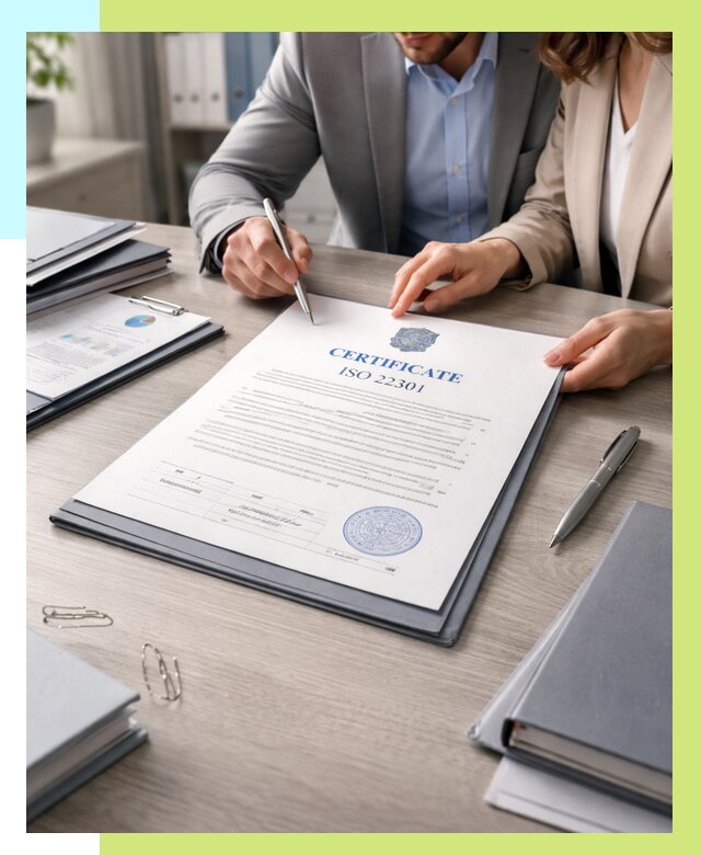 Сертификат ISO 22301 в Чистополе от 46076 р. | Алешин-Чст срочно